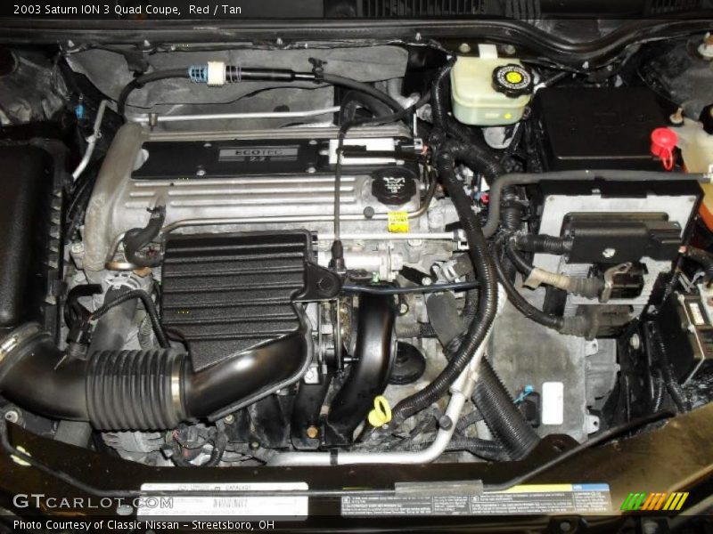  2003 ION 3 Quad Coupe Engine - 2.2 Liter DOHC 16-Valve 4 Cylinder