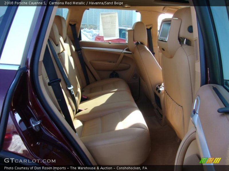 Carmona Red Metallic / Havanna/Sand Beige 2008 Porsche Cayenne S