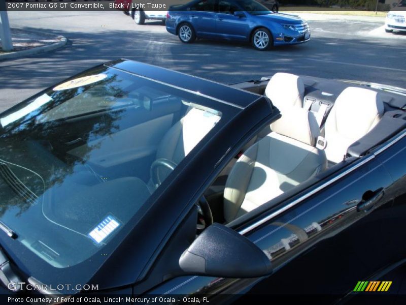 Black / Light Taupe 2007 Pontiac G6 GT Convertible