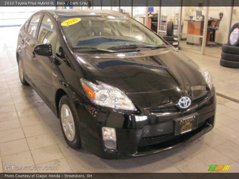 Black / Dark Gray 2010 Toyota Prius Hybrid III