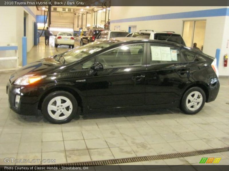 Black / Dark Gray 2010 Toyota Prius Hybrid III