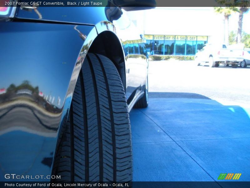 Black / Light Taupe 2007 Pontiac G6 GT Convertible