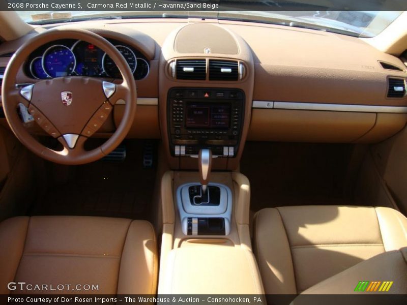 Dashboard of 2008 Cayenne S