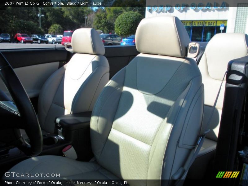 Black / Light Taupe 2007 Pontiac G6 GT Convertible