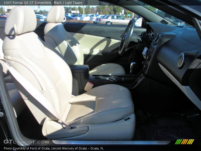 Black / Light Taupe 2007 Pontiac G6 GT Convertible