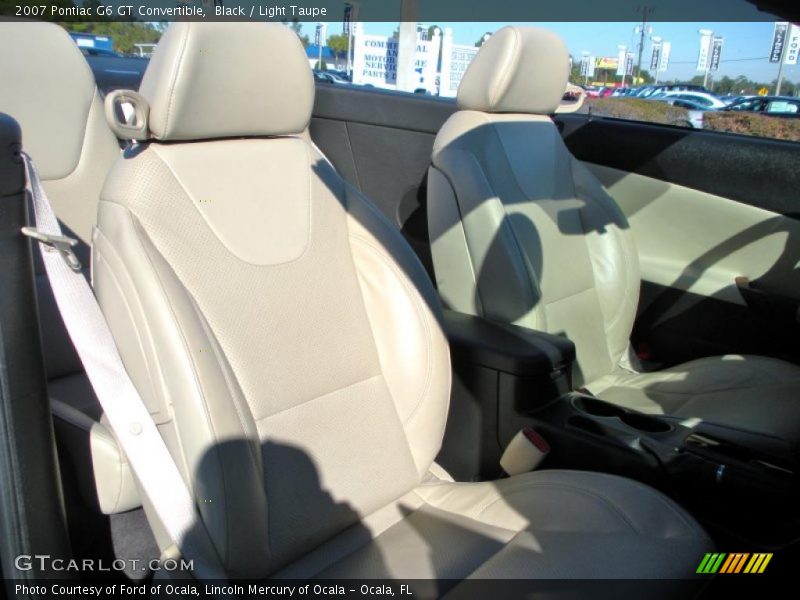 Black / Light Taupe 2007 Pontiac G6 GT Convertible