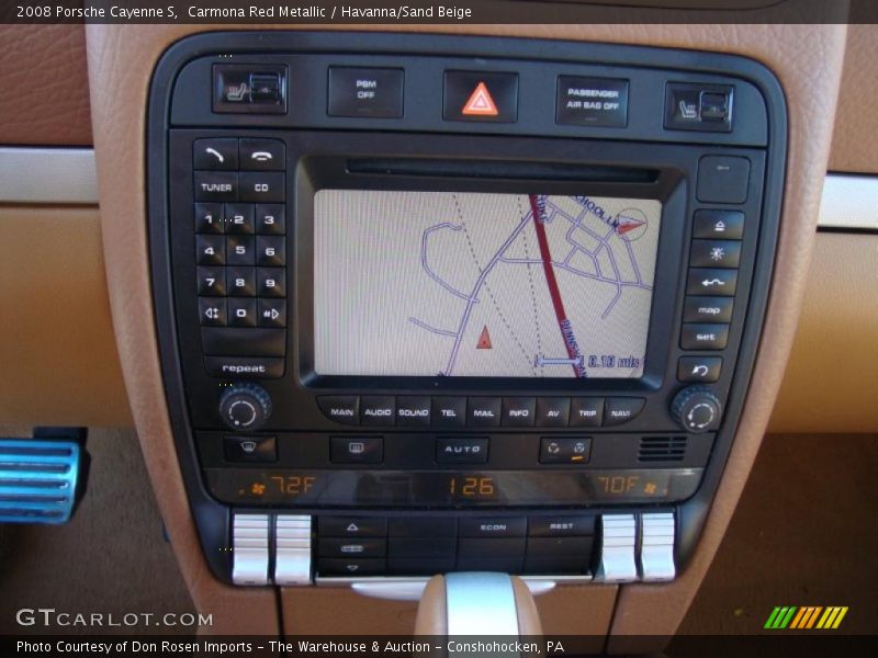 Carmona Red Metallic / Havanna/Sand Beige 2008 Porsche Cayenne S