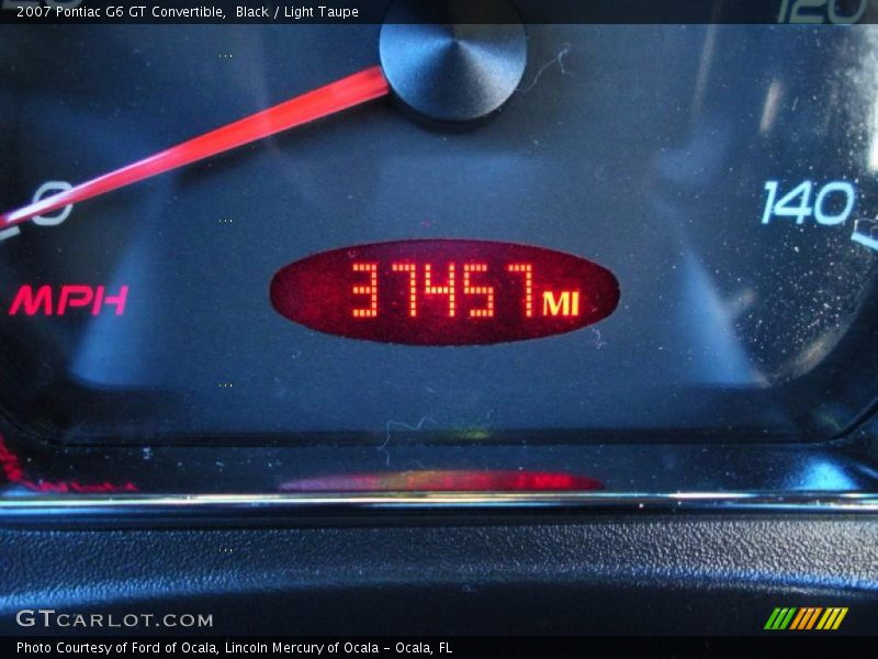 Black / Light Taupe 2007 Pontiac G6 GT Convertible