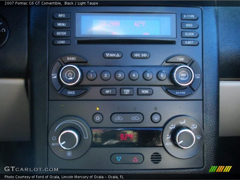 Black / Light Taupe 2007 Pontiac G6 GT Convertible