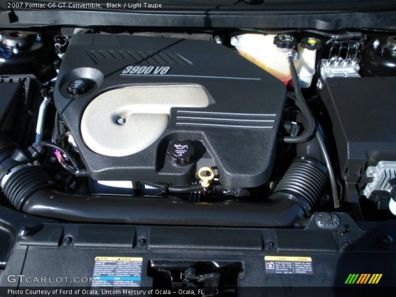 Black / Light Taupe 2007 Pontiac G6 GT Convertible