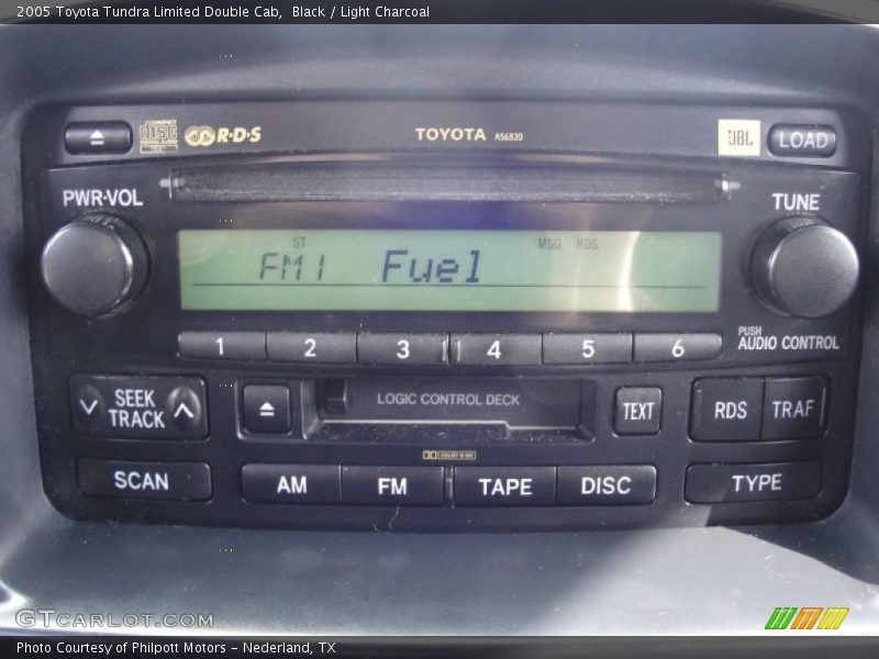 Black / Light Charcoal 2005 Toyota Tundra Limited Double Cab