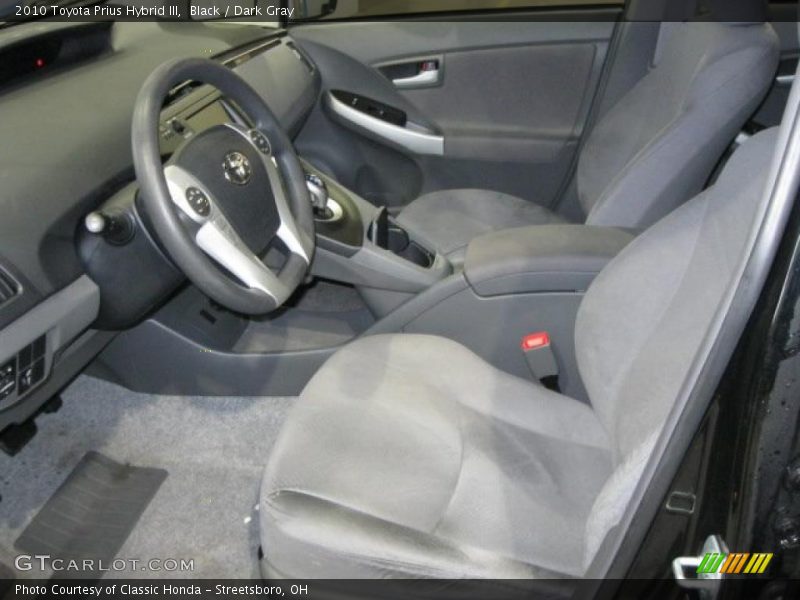 Black / Dark Gray 2010 Toyota Prius Hybrid III