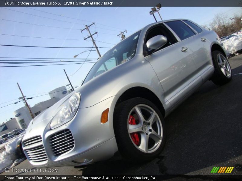 Crystal Silver Metallic / Black 2006 Porsche Cayenne Turbo S