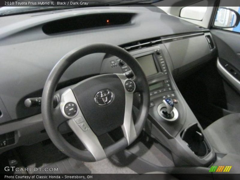 Black / Dark Gray 2010 Toyota Prius Hybrid III
