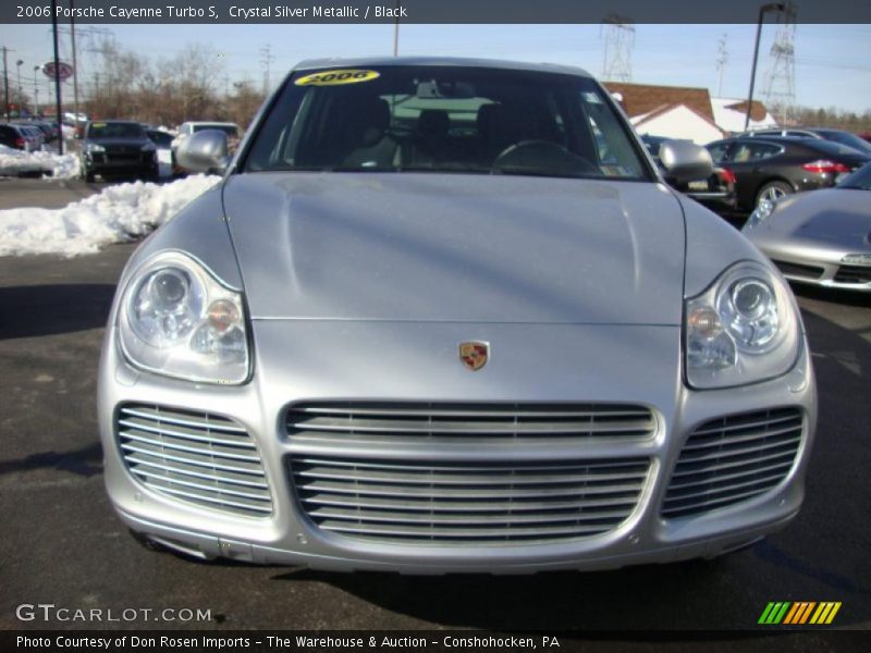 Crystal Silver Metallic / Black 2006 Porsche Cayenne Turbo S