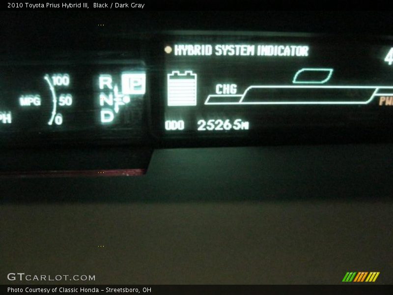 Black / Dark Gray 2010 Toyota Prius Hybrid III