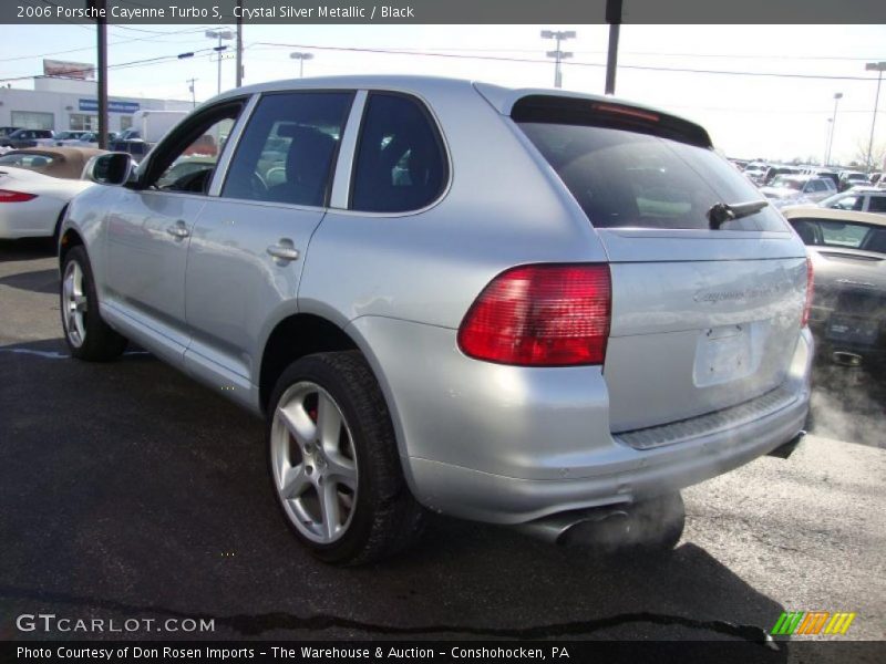 Crystal Silver Metallic / Black 2006 Porsche Cayenne Turbo S