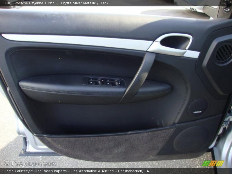 Crystal Silver Metallic / Black 2006 Porsche Cayenne Turbo S