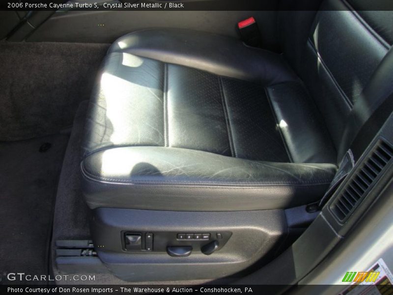 Crystal Silver Metallic / Black 2006 Porsche Cayenne Turbo S