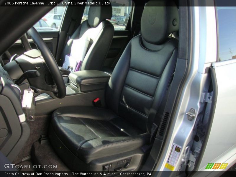 Crystal Silver Metallic / Black 2006 Porsche Cayenne Turbo S