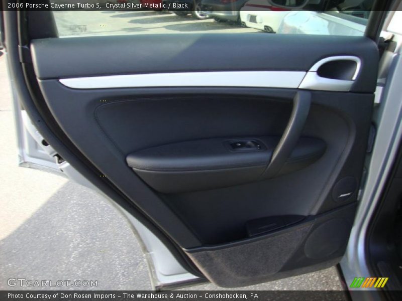 Crystal Silver Metallic / Black 2006 Porsche Cayenne Turbo S