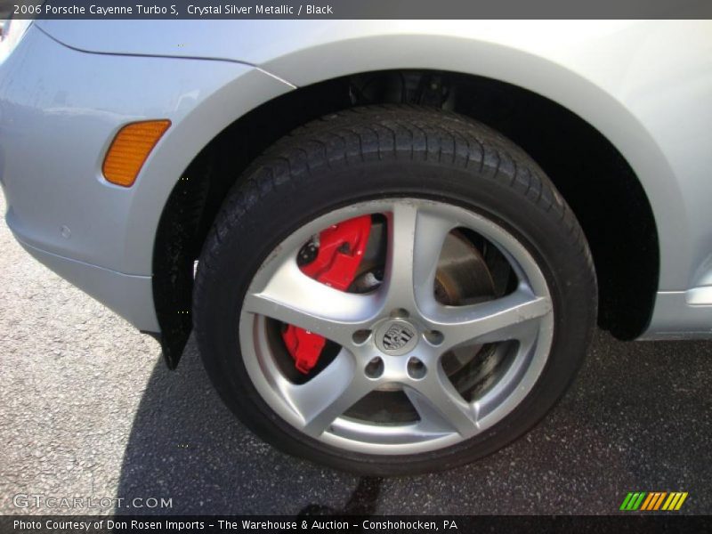 Crystal Silver Metallic / Black 2006 Porsche Cayenne Turbo S