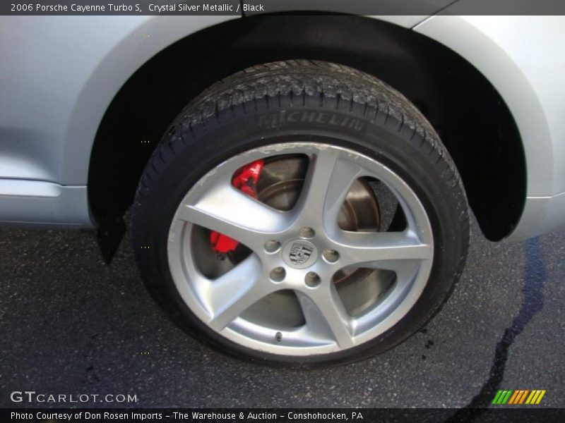 Crystal Silver Metallic / Black 2006 Porsche Cayenne Turbo S