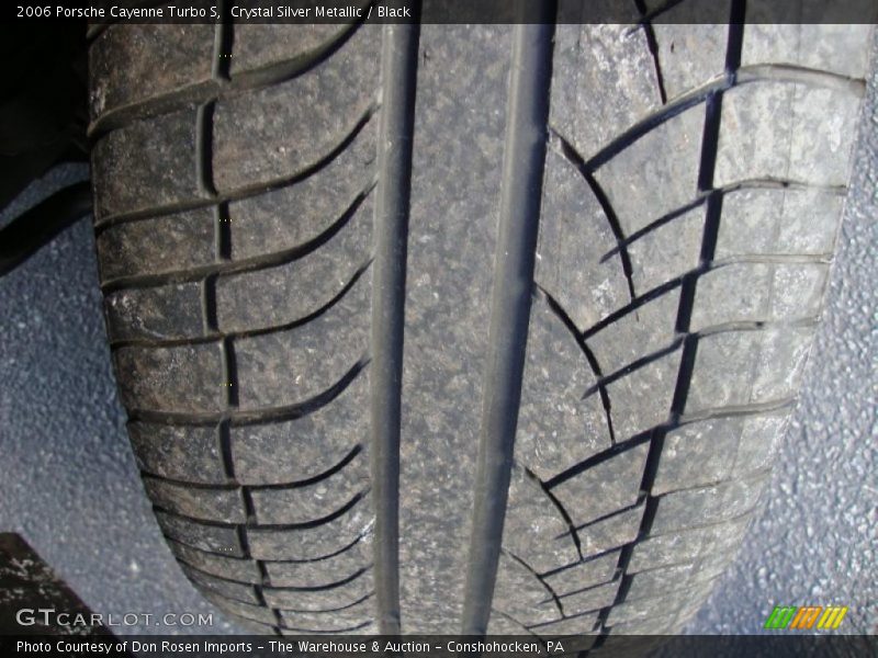 Crystal Silver Metallic / Black 2006 Porsche Cayenne Turbo S