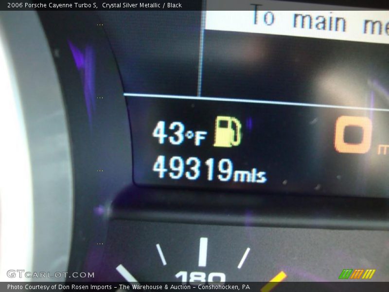Crystal Silver Metallic / Black 2006 Porsche Cayenne Turbo S
