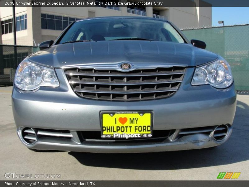 Silver Steel Metallic / Dark Slate Gray/Light Slate Gray 2008 Chrysler Sebring LX Sedan