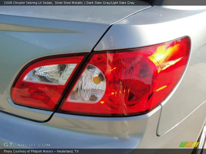 Silver Steel Metallic / Dark Slate Gray/Light Slate Gray 2008 Chrysler Sebring LX Sedan