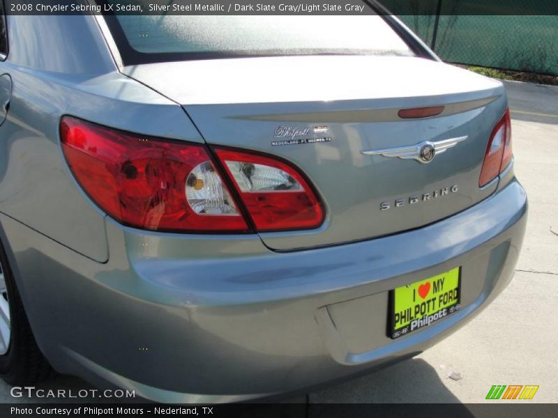 Silver Steel Metallic / Dark Slate Gray/Light Slate Gray 2008 Chrysler Sebring LX Sedan