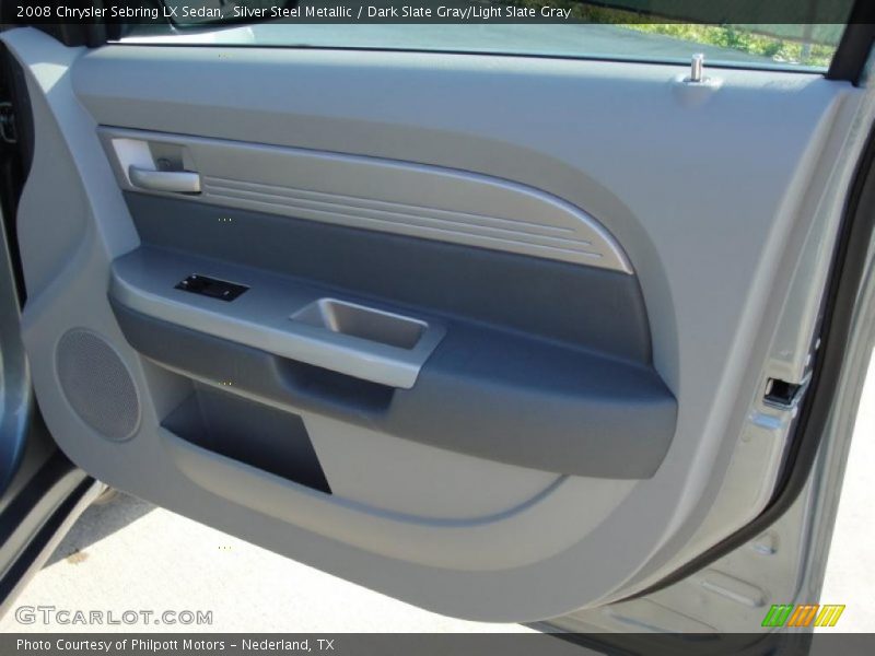 Silver Steel Metallic / Dark Slate Gray/Light Slate Gray 2008 Chrysler Sebring LX Sedan
