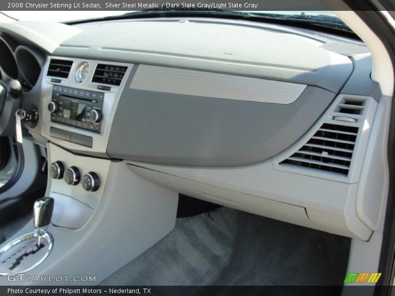 Silver Steel Metallic / Dark Slate Gray/Light Slate Gray 2008 Chrysler Sebring LX Sedan