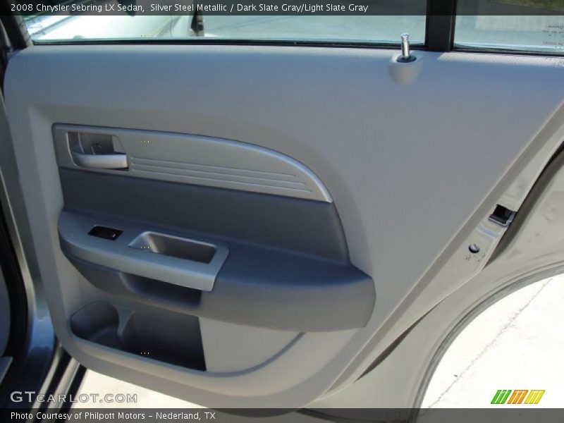 Silver Steel Metallic / Dark Slate Gray/Light Slate Gray 2008 Chrysler Sebring LX Sedan