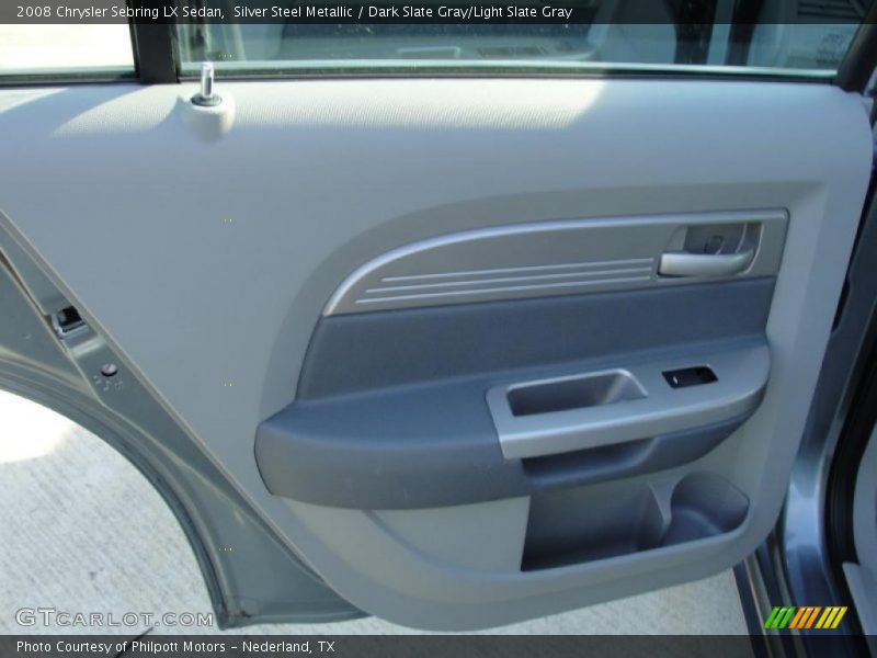Silver Steel Metallic / Dark Slate Gray/Light Slate Gray 2008 Chrysler Sebring LX Sedan