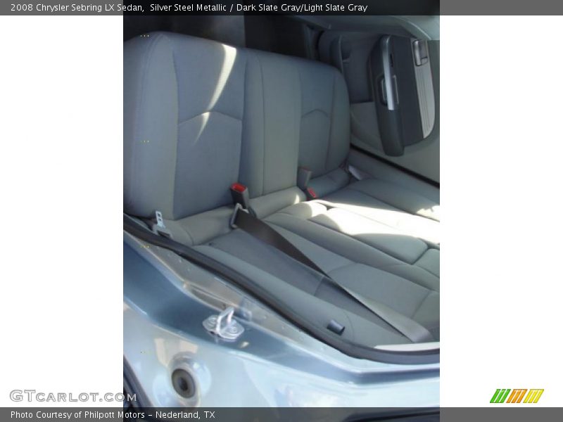 Silver Steel Metallic / Dark Slate Gray/Light Slate Gray 2008 Chrysler Sebring LX Sedan