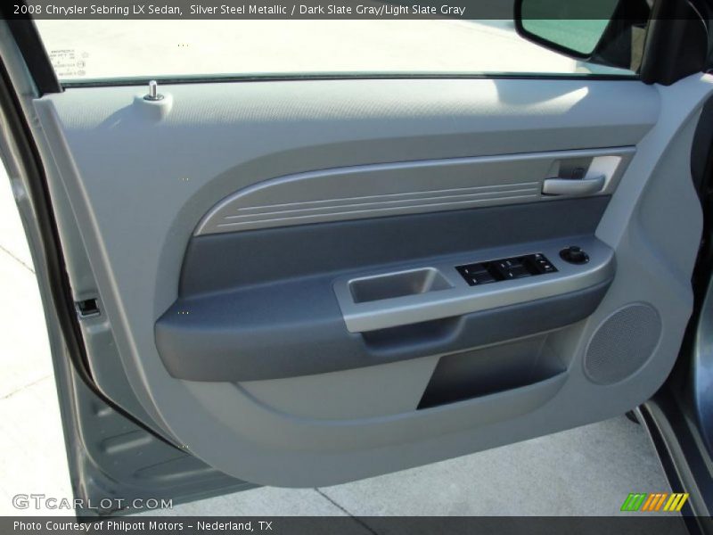 Silver Steel Metallic / Dark Slate Gray/Light Slate Gray 2008 Chrysler Sebring LX Sedan