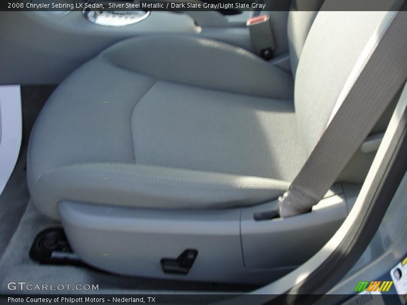 Silver Steel Metallic / Dark Slate Gray/Light Slate Gray 2008 Chrysler Sebring LX Sedan
