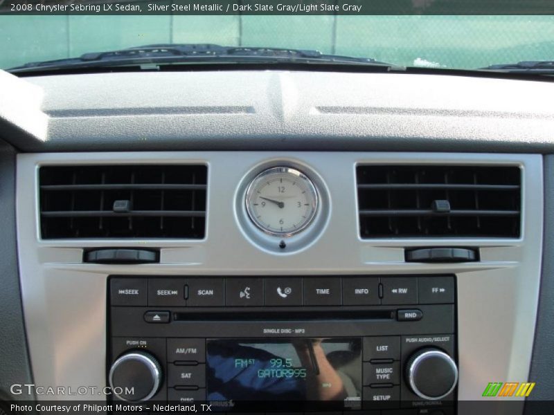 Silver Steel Metallic / Dark Slate Gray/Light Slate Gray 2008 Chrysler Sebring LX Sedan