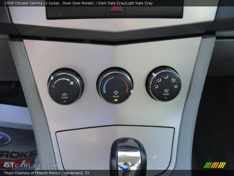 Silver Steel Metallic / Dark Slate Gray/Light Slate Gray 2008 Chrysler Sebring LX Sedan