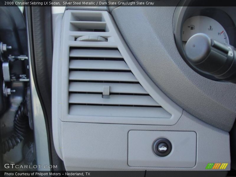 Silver Steel Metallic / Dark Slate Gray/Light Slate Gray 2008 Chrysler Sebring LX Sedan
