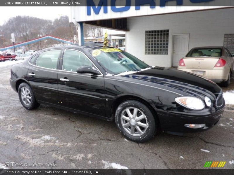 Black Onyx / Gray 2007 Buick LaCrosse CX