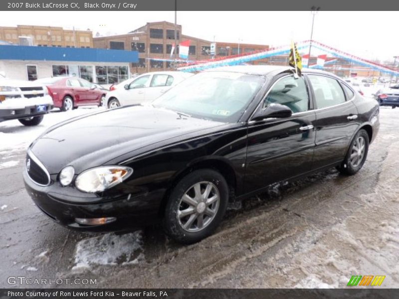 Black Onyx / Gray 2007 Buick LaCrosse CX