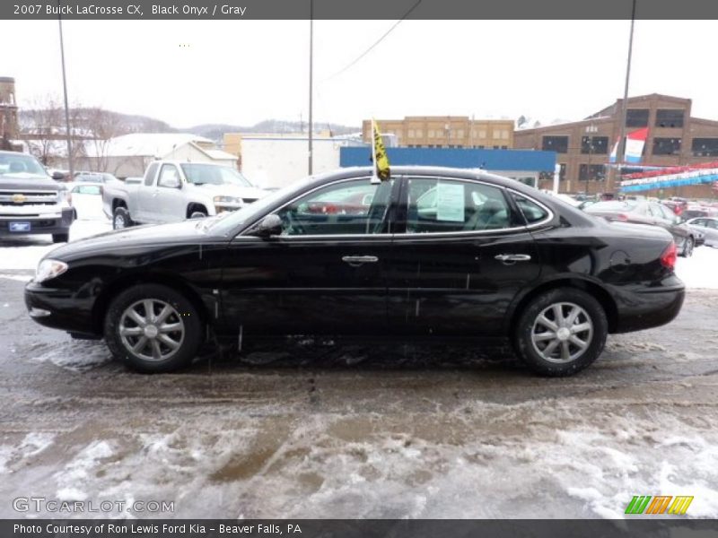 Black Onyx / Gray 2007 Buick LaCrosse CX