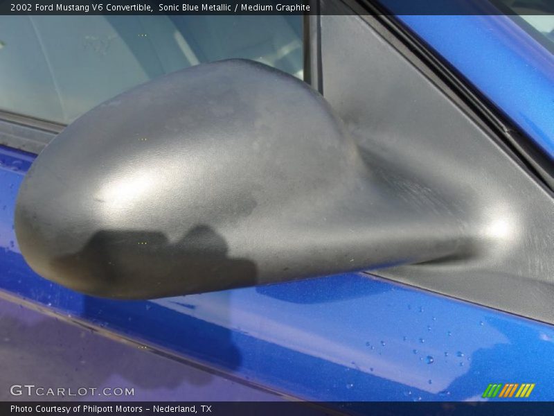 Sonic Blue Metallic / Medium Graphite 2002 Ford Mustang V6 Convertible