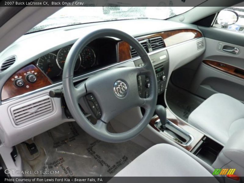 Black Onyx / Gray 2007 Buick LaCrosse CX