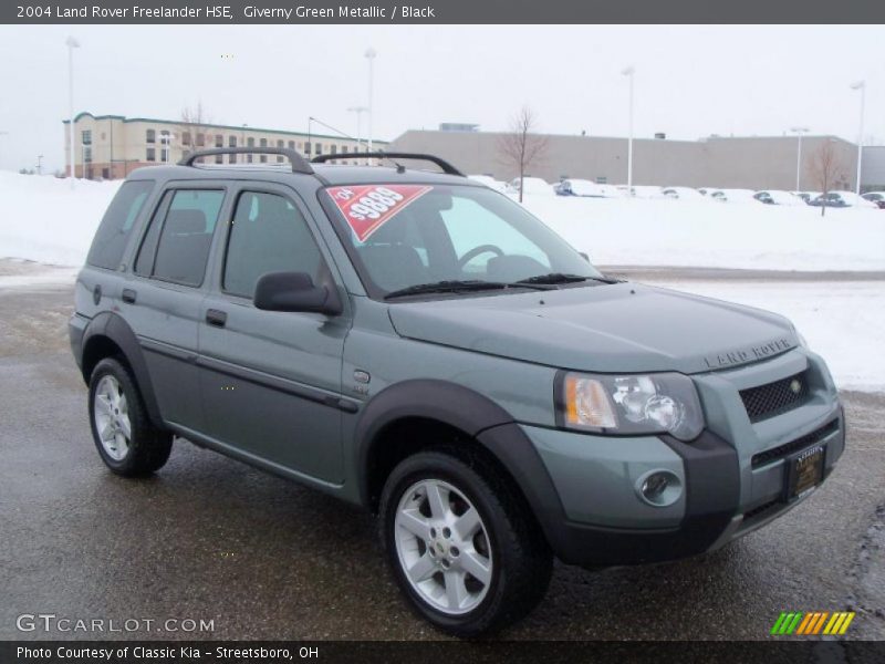 Giverny Green Metallic / Black 2004 Land Rover Freelander HSE