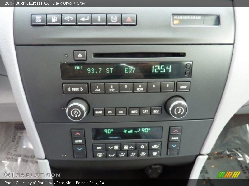 Black Onyx / Gray 2007 Buick LaCrosse CX