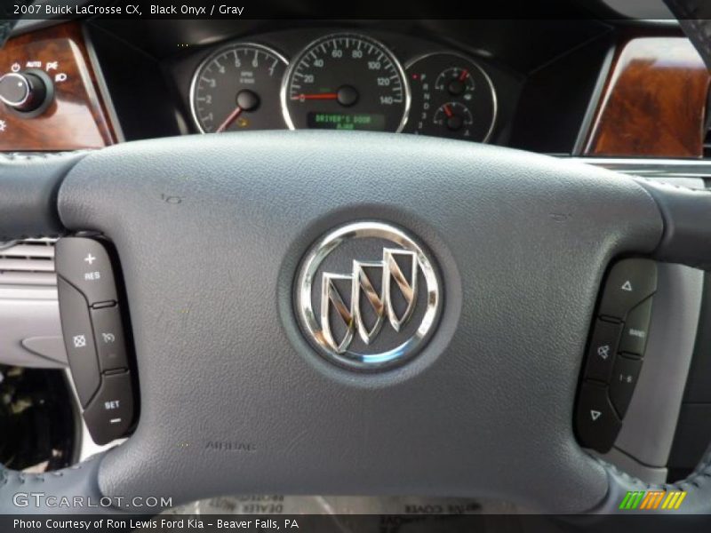 Black Onyx / Gray 2007 Buick LaCrosse CX